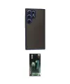 ieg™ Galaxy S24 Ultra Kılıf Ahenk Çizgi Serisi - Siyah 360 Mat Full Body Arka Koruyucu