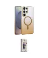 ieg™ Galaxy S24 Ultra Kılıf Ahenk Doku Özel Seri - Siyah Bilvis 3D Cam Ekran Koruyucu