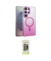 ieg™ Galaxy S24 Ultra Kılıf Ahenk Doku Özel Seri - Siyah Joko Magic 5D Hayalet Cam