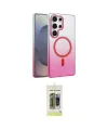 ieg™ Galaxy S24 Ultra Kılıf Ahenk Doku Özel Seri - Siyah Joko Magic 5D Hayalet Cam