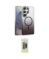 ieg™ Galaxy S24 Ultra Kılıf Ahenk Doku Özel Seri - Siyah Joko Magic 5D Hayalet Cam