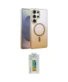ieg™ Galaxy S24 Ultra Kılıf Ahenk Doku Özel Seri - Siyah Polymer Nano Ekran Koruyucu