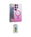 ieg™ Galaxy S24 Ultra Kılıf Ahenk Doku Özel Seri - Siyah Polymer Nano Ekran Koruyucu