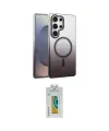 ieg™ Galaxy S24 Ultra Kılıf Ahenk Doku Özel Seri - Siyah Polymer Nano Ekran Koruyucu