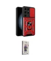 ieg™ Galaxy S24 Ultra Kılıf Ahenk Klasik - Siyah Bilvis 3D Cam Ekran Koruyucu