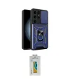 ieg™ Galaxy S24 Ultra Kılıf Ahenk Klasik - Siyah Polymer Nano Ekran Koruyucu
