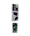 ieg™ Galaxy S24 Ultra Kılıf Ahenk Modern Serisi - Şeffaf 360 Full Body Arka Koruyucu
