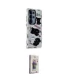 ieg™ Galaxy S24 Ultra Kılıf Ahenk Modern Serisi - Siyah Bilvis 3D Cam Ekran Koruyucu