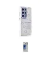 ieg™ Galaxy S24 Ultra Kılıf Ahenk Modern Serisi - Siyah Durable Full Glue Curved Hayalet Cam