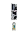ieg™ Galaxy S24 Ultra Kılıf Ahenk Modern Serisi - Siyah Polymer Nano Ekran Koruyucu