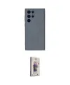 ieg™ Galaxy S24 Ultra Kılıf Ahenk Serisi - Siyah Bilvis 3D Cam Ekran Koruyucu