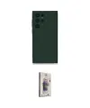 ieg™ Galaxy S24 Ultra Kılıf Ahenk Serisi - Siyah Bilvis 3D Cam Ekran Koruyucu