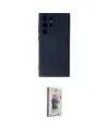ieg™ Galaxy S24 Ultra Kılıf Ahenk Serisi - Siyah Bilvis 3D Cam Ekran Koruyucu