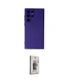 ieg™ Galaxy S24 Ultra Kılıf Ahenk Serisi - Siyah Bilvis 3D Cam Ekran Koruyucu