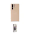 ieg™ Galaxy S24 Ultra Kılıf Ahenk Serisi - Siyah Bilvis 3D Cam Ekran Koruyucu