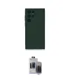 ieg™ Galaxy S24 Ultra Kılıf Ahenk Serisi - Siyah Vanessa Magic Hayalet Cam