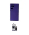 ieg™ Galaxy S24 Ultra Kılıf Ahenk Serisi - Siyah Vanessa Magic Hayalet Cam