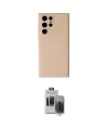 ieg™ Galaxy S24 Ultra Kılıf Ahenk Serisi - Siyah Vanessa Magic Hayalet Cam