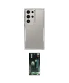 ieg™ Galaxy S24 Ultra Kılıf Akış Çizgi Koleksiyonu - Siyah 360 Mat Full Body Arka Koruyucu
