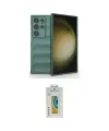 ieg™ Galaxy S24 Ultra Kılıf Atlas Koleksiyonu - Siyah Polymer Nano Ekran Koruyucu