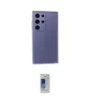 ieg™ Galaxy S24 Ultra Kılıf Atlas Minimal Prime - Siyah Durable Full Glue Curved Cam