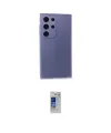 ieg™ Galaxy S24 Ultra Kılıf Atlas Minimal Prime - Siyah Durable Full Glue Curved Hayalet Cam