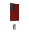 ieg™ Galaxy S24 Ultra Kılıf Doruk Asil Koleksiyonu - Siyah Durable Full Glue Curved Cam