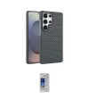ieg™ Galaxy S24 Ultra Kılıf Doruk Serisi - Siyah Durable Full Glue Curved Cam