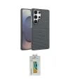 ieg™ Galaxy S24 Ultra Kılıf Doruk Serisi - Siyah Polymer Nano Ekran Koruyucu