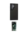 ieg™ Galaxy S24 Ultra Kılıf Eksen Işık - Şeffaf 360 Full Body Arka Koruyucu