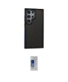 ieg™ Galaxy S24 Ultra Kılıf Eksen Işık - Siyah Durable Full Glue Curved Cam