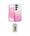 ieg™ Galaxy S24 Ultra Kılıf Eksen Minimal Özel Seri - Siyah Polymer Nano Ekran Koruyucu