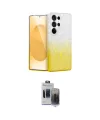 ieg™ Galaxy S24 Ultra Kılıf Eksen Minimal Özel Seri - Siyah Vanessa Magic Hayalet Cam