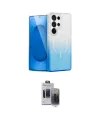 ieg™ Galaxy S24 Ultra Kılıf Eksen Minimal Özel Seri - Siyah Vanessa Magic Hayalet Cam