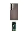 ieg™ Galaxy S24 Ultra Kılıf Eksen Prime - Siyah 360 Mat Full Body Arka Koruyucu