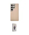 ieg™ Galaxy S24 Ultra Kılıf Eksen Prime - Siyah Bilvis 3D Cam Ekran Koruyucu