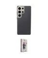 ieg™ Galaxy S24 Ultra Kılıf Eksen Prime - Siyah Bilvis 3D Cam Ekran Koruyucu
