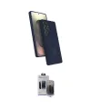 ieg™ Galaxy S24 Ultra Kılıf İz Işık Koleksiyonu - Siyah Vanessa Magic Hayalet Cam