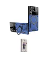 ieg™ Galaxy S24 Ultra Kılıf Kıvılcım Modern Serisi - Siyah Bilvis 3D Cam Ekran Koruyucu