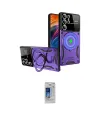 ieg™ Galaxy S24 Ultra Kılıf Kıvılcım Modern Serisi - Siyah Durable Full Glue Curved Cam