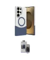ieg™ Galaxy S24 Ultra Kılıf Kozmos Form Özel Seri - Siyah Vanessa Magic Hayalet Cam