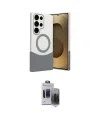 ieg™ Galaxy S24 Ultra Kılıf Kozmos Form Özel Seri - Siyah Vanessa Magic Hayalet Cam