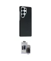 ieg™ Galaxy S24 Ultra Kılıf Kozmos Klasik Prime - Siyah Vanessa Magic Hayalet Cam