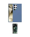 ieg™ Galaxy S24 Ultra Kılıf Kozmos Yansıma Özel Seri - Şeffaf 360 Full Body Arka Koruyucu