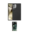 ieg™ Galaxy S24 Ultra Kılıf Kozmos Yansıma Özel Seri - Şeffaf 360 Full Body Arka Koruyucu