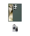 ieg™ Galaxy S24 Ultra Kılıf Kozmos Yansıma Özel Seri - Siyah Vanessa Magic Hayalet Cam
