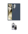 ieg™ Galaxy S24 Ultra Kılıf Kozmos Yansıma Özel Seri - Siyah Vanessa Magic Hayalet Cam