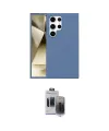 ieg™ Galaxy S24 Ultra Kılıf Kozmos Yansıma Özel Seri - Siyah Vanessa Magic Hayalet Cam