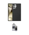 ieg™ Galaxy S24 Ultra Kılıf Kozmos Yansıma Özel Seri - Siyah Vanessa Magic Hayalet Cam