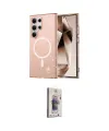 ieg™ Galaxy S24 Ultra Kılıf Nova Asil Prime - Siyah Bilvis 3D Cam Ekran Koruyucu